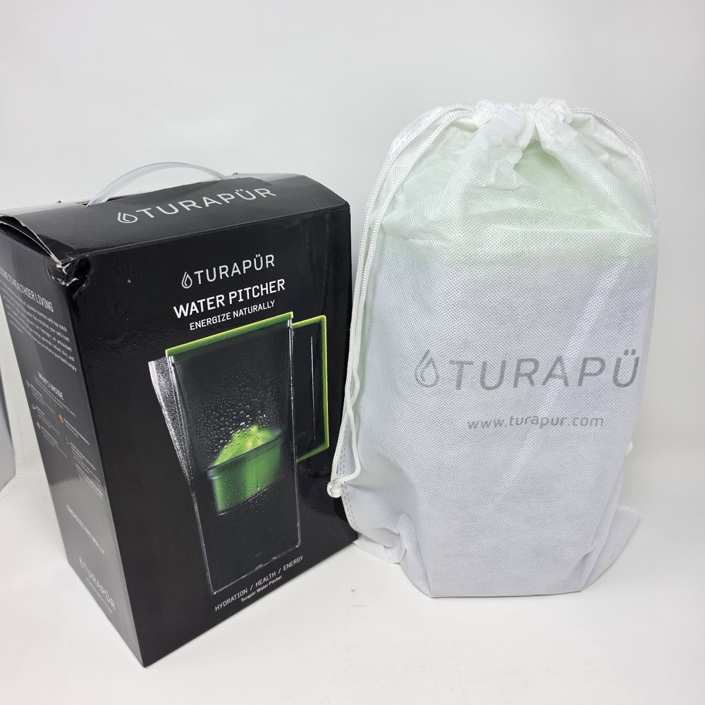 New Open Box TURAPUR Hydrogen Water Pitcher with Filter ~ Energize Naturally - Picture 10 of 16